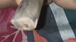 Unsatisfied wife fucks with a wood in desi chudai