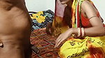 Village lady gives a desi blowjob to her landlord
