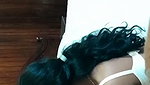 Aunty give Blowjob  fuck hard on bed