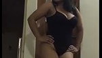 Beautiful sexy girl removing her dress  dancing