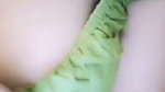 Hot girl pressing her nipple