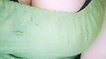 Hot girl pressing her nipple
