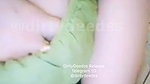 Hot girl pressing her nipple