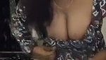 Hot girl showing her boobs on vc