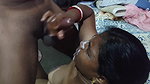 Desi Horny Bhabhi Blowjob and Taking Cum On Face