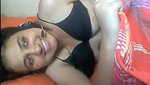 Beautiful girl boobs press  Fingering her pussy on vc