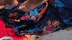 Bhabhi taking bath outdoor  devar seeing
