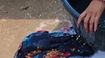 Bhabhi taking bath outdoor  devar seeing