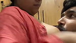 Boyfriend suck boob  gf give Blowjob