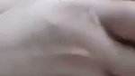 Hot girl suck her own boobs  showing
