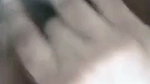 Sexy girl boobs press  finger