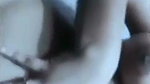 Sexy girl boobs press  finger
