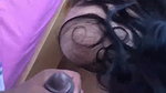 Sexy girl boobs press  give Blowjob