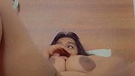 Sexy girl showing her tight pussy