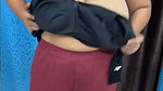 Aunty show her big boobs  pussy