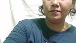 Aunty show her boob  talking live