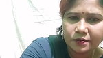 Aunty show her boob  talking live