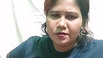 Aunty show her boob  talking live
