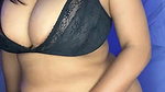 Aunty showing her huge boobs  enjoying
