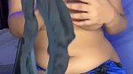 Aunty showing her huge boobs  enjoying