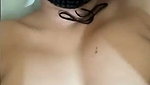 Beautiful hot girl showing  rubing her pussy