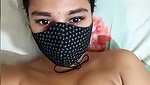 Beautiful hot girl showing  rubing her pussy