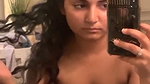 Sexy delhi girl showing her boobs in hotel bathroom