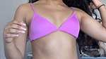 Sexy delhi girl showing her boobs in hotel bathroom