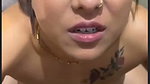 Tina fucked hard  cum inside her mouth