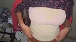 Wild girl enjoying  showing