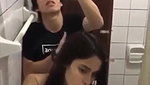 Couple fucking in toilet