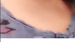 Diyaa showing her boob on live