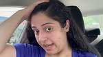 Sexy aunty showing her huge boobs inside car