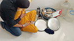 aunty fucking hard on floor