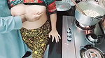 Aunty fucking in kitchen room