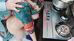Aunty fucking in kitchen room