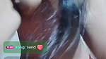 Ruhi showing  rubing her pussy