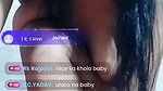 Ruhi showing  rubing her pussy
