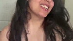 Beautiful girl show her boobs in transparent dress