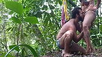 Couple sucking, Kissing and Fucking outdoor
