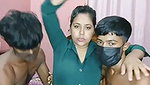Beautiful aunty give Blowjob to nephew