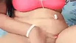 Beautiful girl rubing her pussy