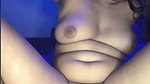 Hit aunty show her boobs  inserting purple dilo inside her pussy
