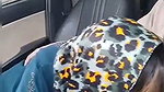 Sexy girlfriend give Blowjob  bf suck her boob inside car