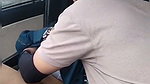 Sexy girlfriend give Blowjob  bf suck her boob inside car
