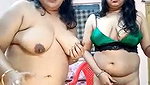 Two bhabhi enjoying themselves  showing