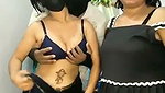 Two ladies enjoying with single guy