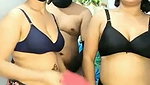 Two ladies enjoying with single guy