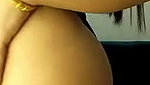Bhabhi showing her ass pussy  purple panty