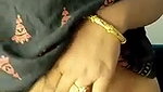 Bhabhi showing her ass pussy  purple panty